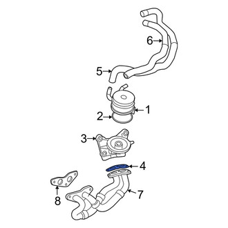 Toyota OE - Engine Oil Cooler Gasket
