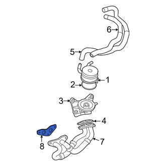 Toyota OE - Engine Oil Cooler Line Gasket