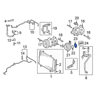 Toyota OE - A/C Compressor Clutch Pulley Snap Ring