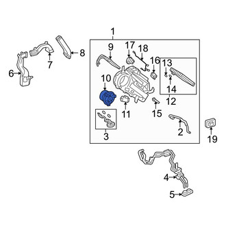 Toyota OE - Rear HVAC Blower Motor