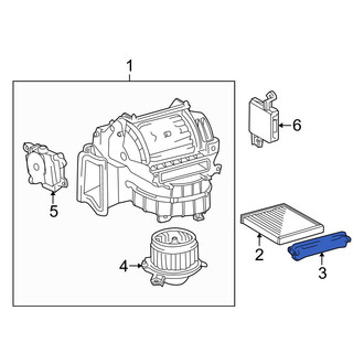 Toyota OE - Cabin Air Filter Cover