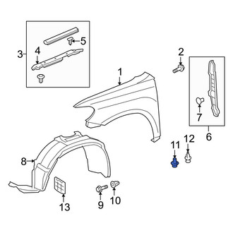 Toyota OE - Left Fender Liner Retainer