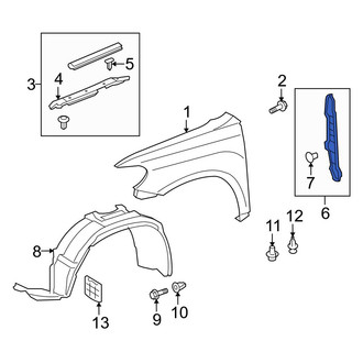 Toyota OE - Rear Left Fender Seal