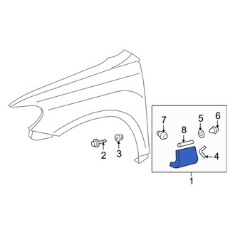 Toyota OE - Front Right Fender Molding