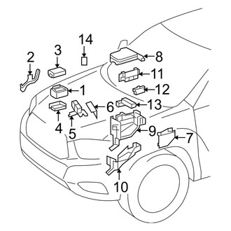 Toyota OE - Electrical - Fuse & Relay (Engine Compartment)