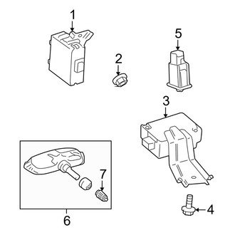 Toyota OE - Electrical - Tire Pressure Monitor Components
