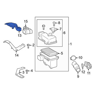 Toyota OE - Upper Engine Air Intake Hose