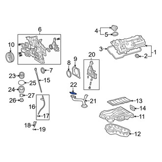 Toyota OE - Engine Oil Pump Pickup Tube Gasket