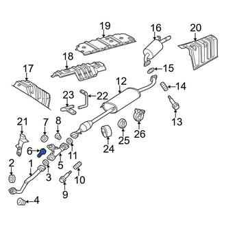 Toyota OE - Front Exhaust Bolt