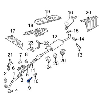 Toyota OE - Front Exhaust Bolt