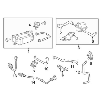 Toyota OE - Emission System - Emission Components (2.7L)