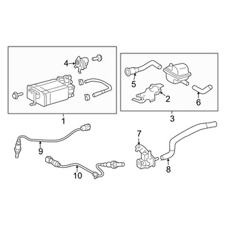 Toyota OE - Emission System - Emission Components (3.5L)