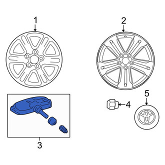 Toyota OE - Tire Pressure Monitoring System (TPMS) Sensor