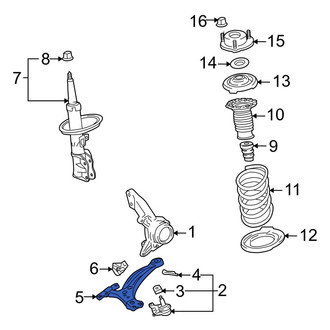 Toyota OE - Front Left Suspension Control Arm