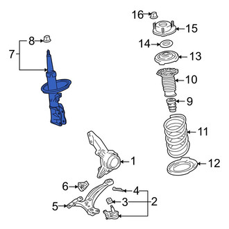 Toyota OE - Rear Right Suspension Strut