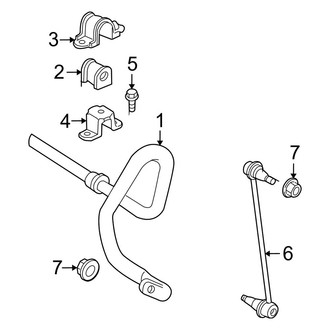 Toyota OE - Front Suspension - Stabilizer Bar & Components (Japan Built)