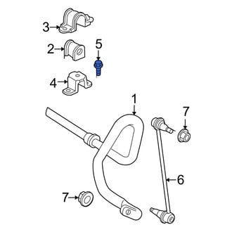 Toyota OE - Front Suspension Stabilizer Bar Bracket Bolt