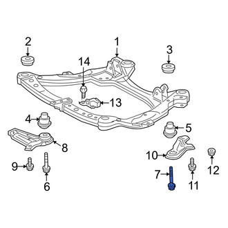 Toyota OE - Rear Engine Cradle Bolt