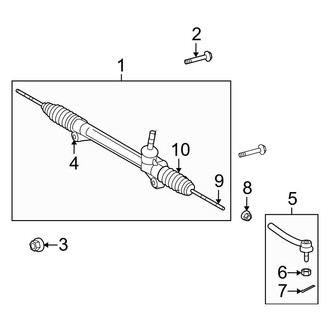 Toyota OE - Steering Gear & Linkage (2.7L)