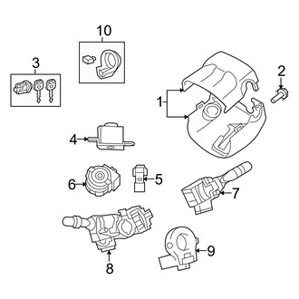 Toyota OE - Steering Column - Shroud, Switches & Levers (Japan Built)