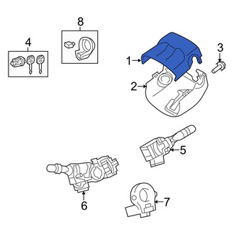 Toyota OE - Upper Steering Column Cover