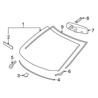 Toyota OE - Windshield - Glass (Gas)