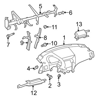 Toyota OE - Instrument Panel (USA Built), (Gas)