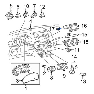 Toyota OE - Clock Screw