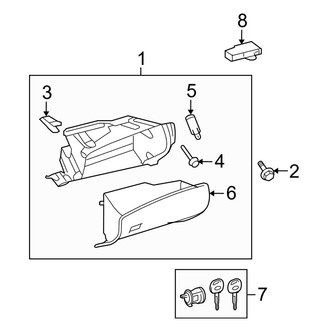 Toyota OE - Instrument Panel - Glove Box (Japan Built)
