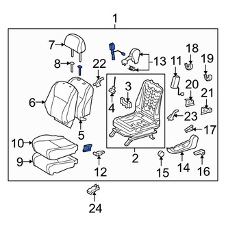 Toyota OE - Front Left Seat