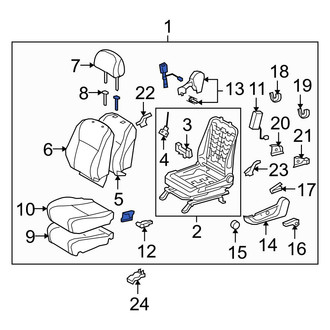 Toyota OE - Front Left Seat