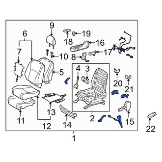 Toyota OE - Front Right Seat