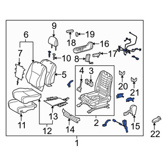 Toyota OE - Front Right Seat