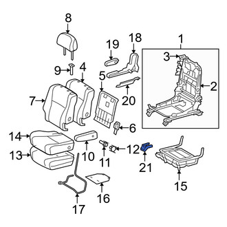 Toyota OE - Seat Track Cover