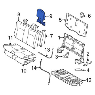 Toyota OE - Rear Headrest