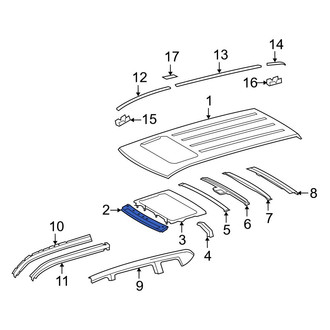 Toyota OE - Front Roof Header Panel