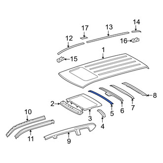 Toyota OE - Center Roof Panel Reinforcement