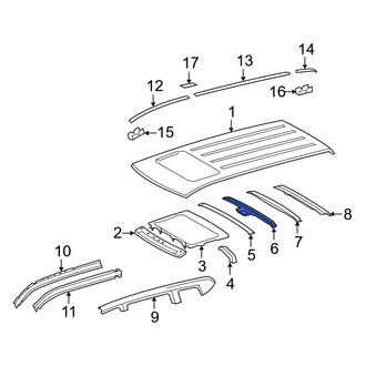 Toyota OE - Center Roof Panel Reinforcement