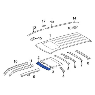 Toyota OE - Front Roof Header Panel