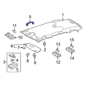 Toyota OE - Rear Interior Grab Bar