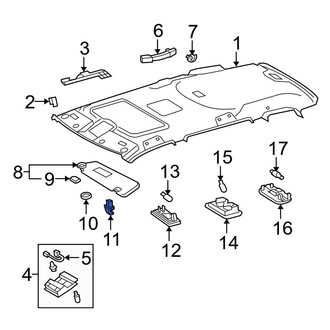 Toyota OE - Sun Visor Holder