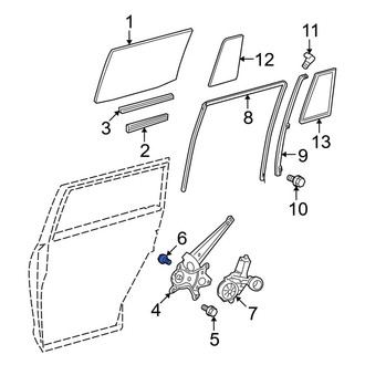 Toyota OE - Front Window Regulator Bolt