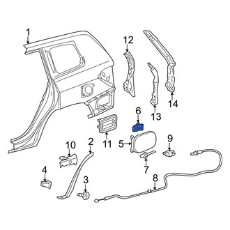 Toyota OE - Fuel Door Spring