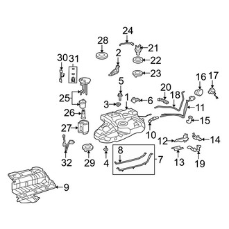 Toyota OE - Fuel System Components (Japan Built)