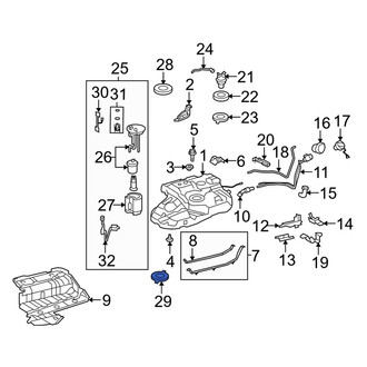 Toyota OE - Fuel Pump Tank Seal