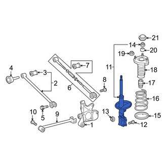 Toyota OE - Front Left Suspension Strut