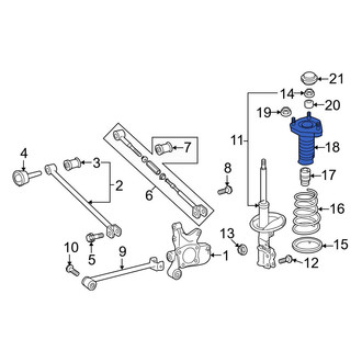 Toyota OE - Rear Right Suspension Strut Mount