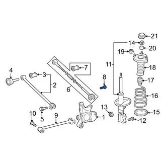 Toyota OE - Rear Inner Suspension Control Arm Bolt