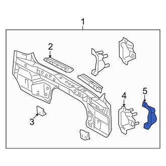 Toyota OE - Rear Right Rear Body Reinforcement Plate