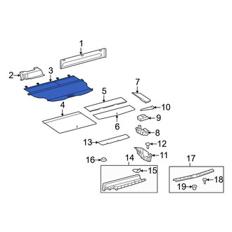 Toyota OE - Rear Cargo Cover
